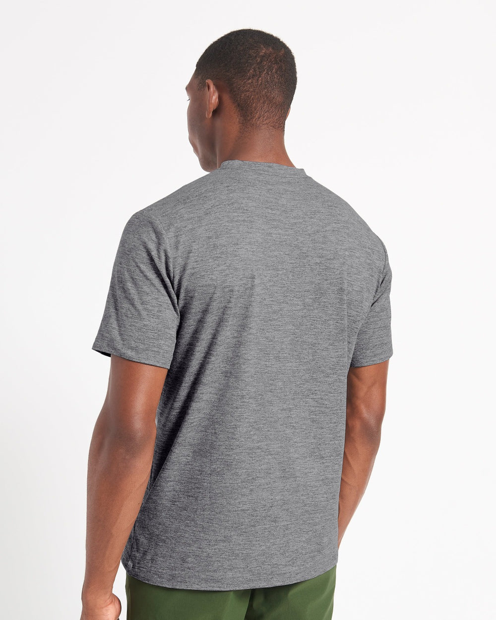 T-Shirt Ben Sherman Performance Stretch Marl Grise | RIZ-32999776